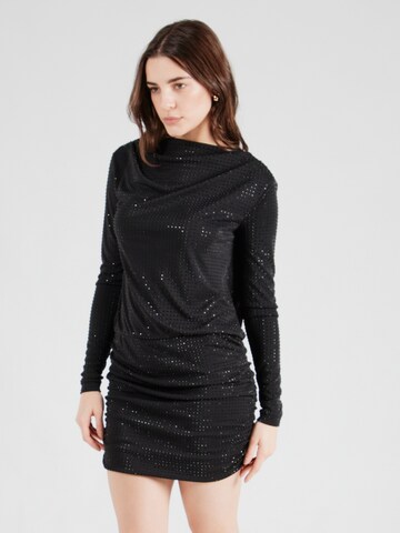 Versace Jeans Couture Kleid in Schwarz: Vorderseite
