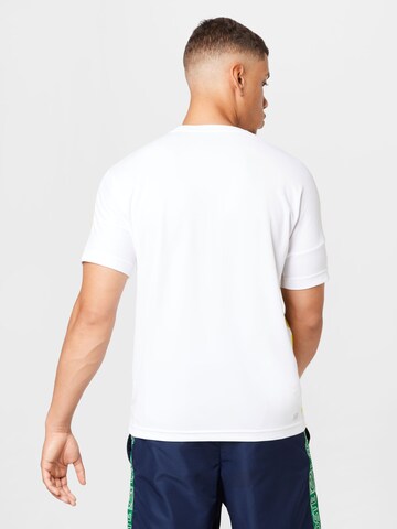 T-Shirt fonctionnel Lacoste Sport en blanc