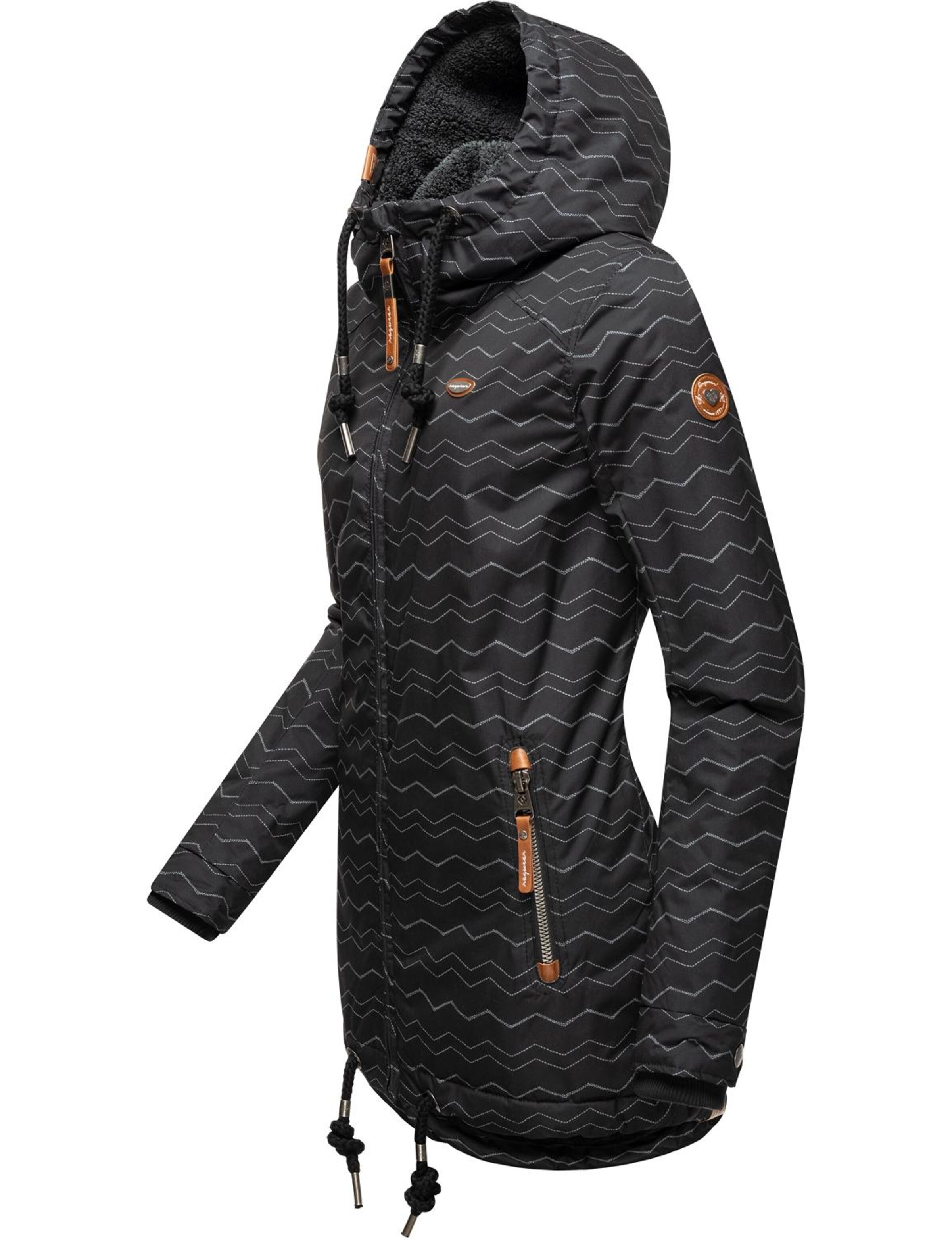 Ragwear Jacke 'Zuzka' in Schwarz