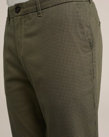 Coupe slim Pantalon chino WE Fashion en vert