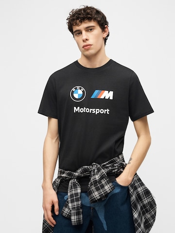 PUMA T-Shirt 'BMW MMS Ess' in Schwarz: Vorderseite