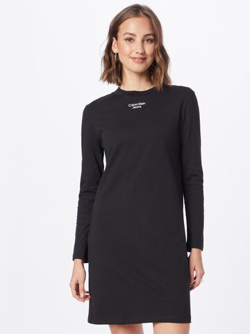 Calvin Klein Jeans Dress in Black: front