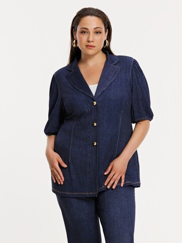 YOEK Loosefit Broek in Blauw