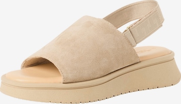 Tamaris Sandal in Beige: front