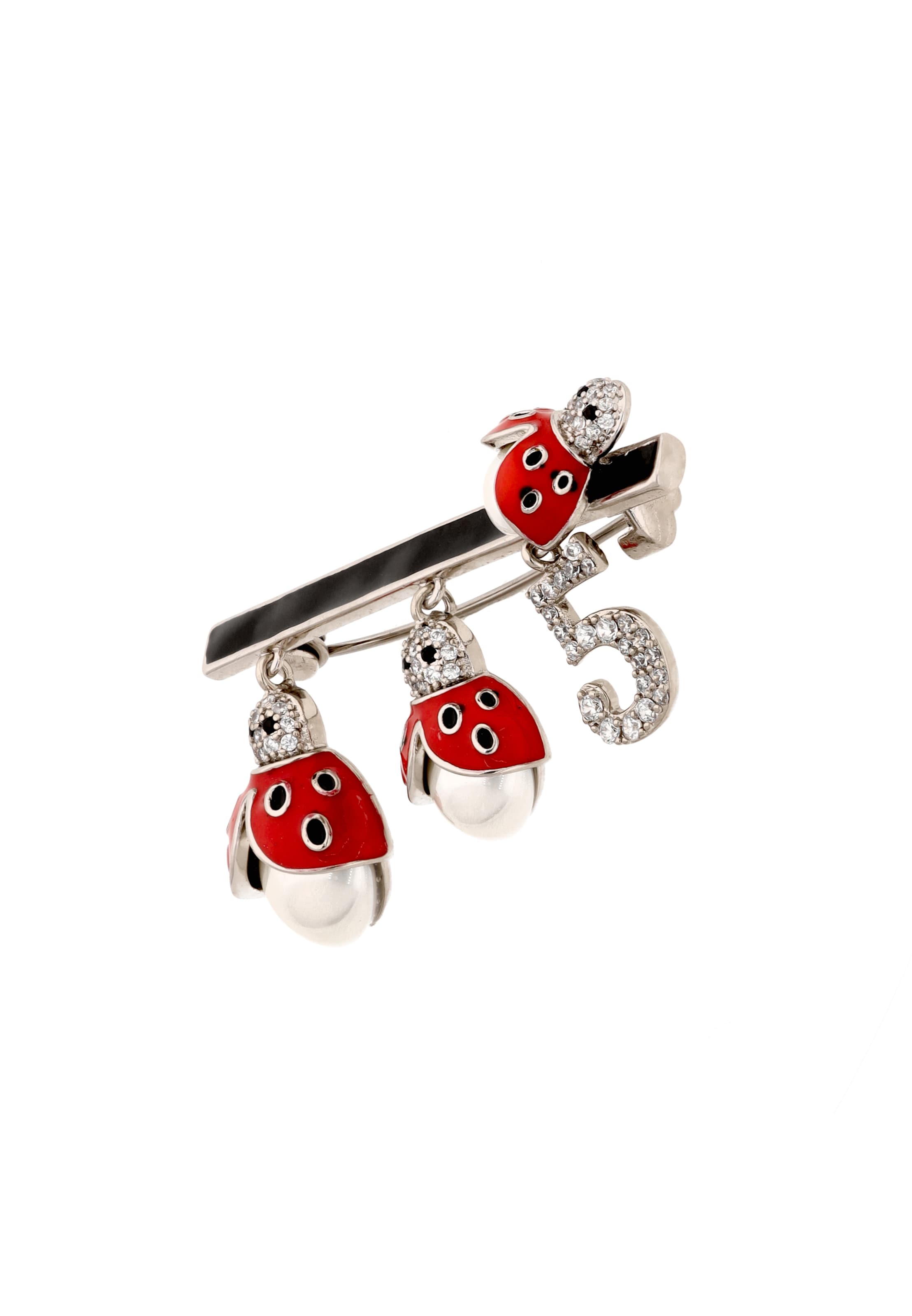 MYMO - Broche en rojo