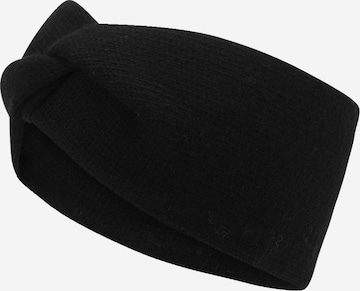 Zwillingsherz Headband in Black: front