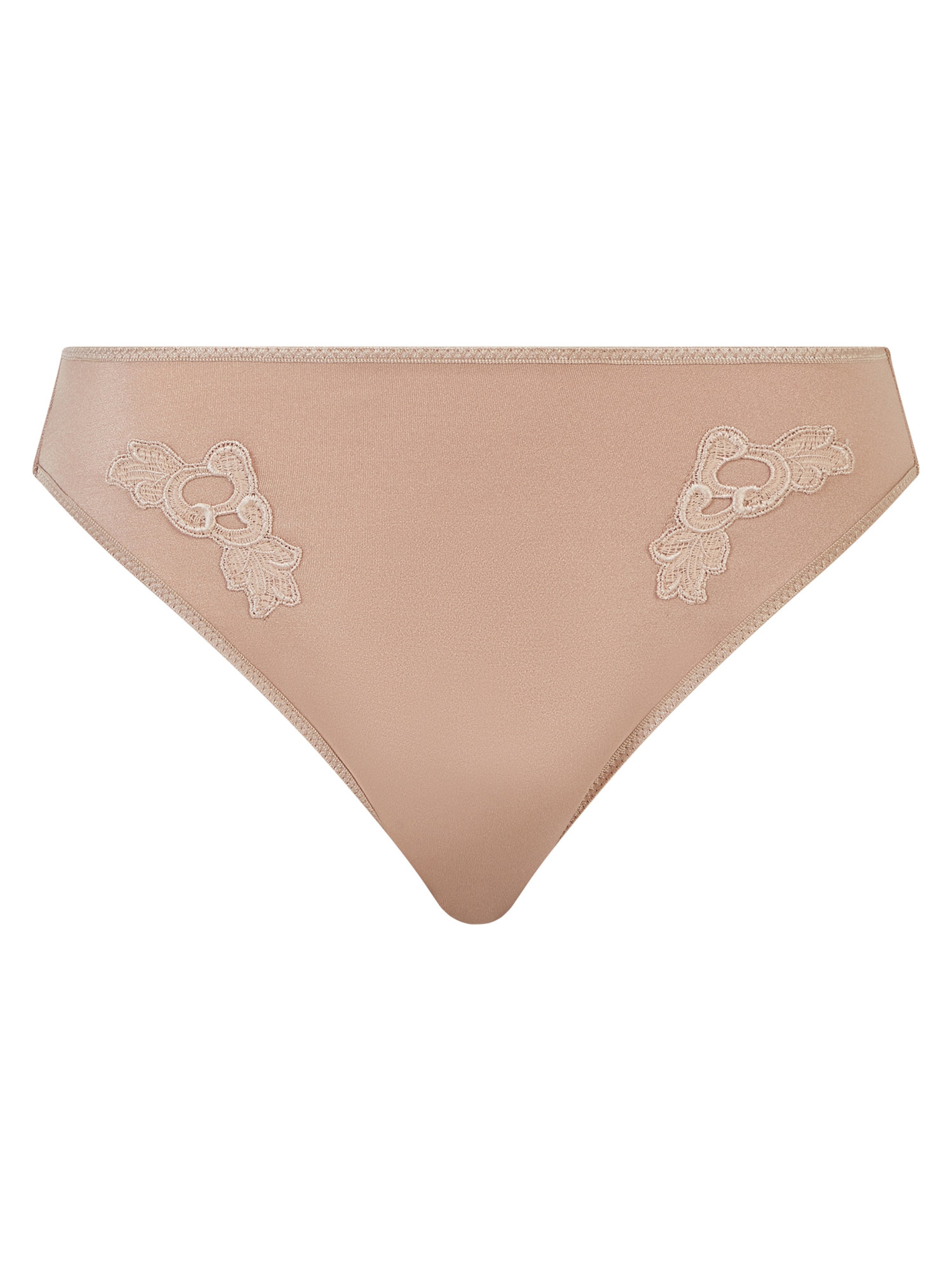 Chantelle Slip 'Hedona' in Bruin: voorkant
