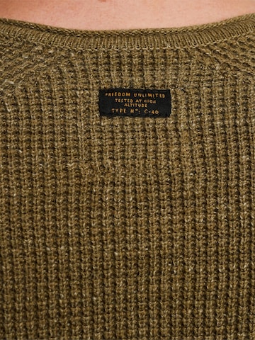 PME Legend - Jersey 'Pullover with crewneck' en verde
