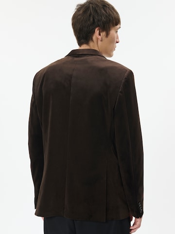 brūns Matinique Slim fit Klasiska žakete 'MAGeorge'