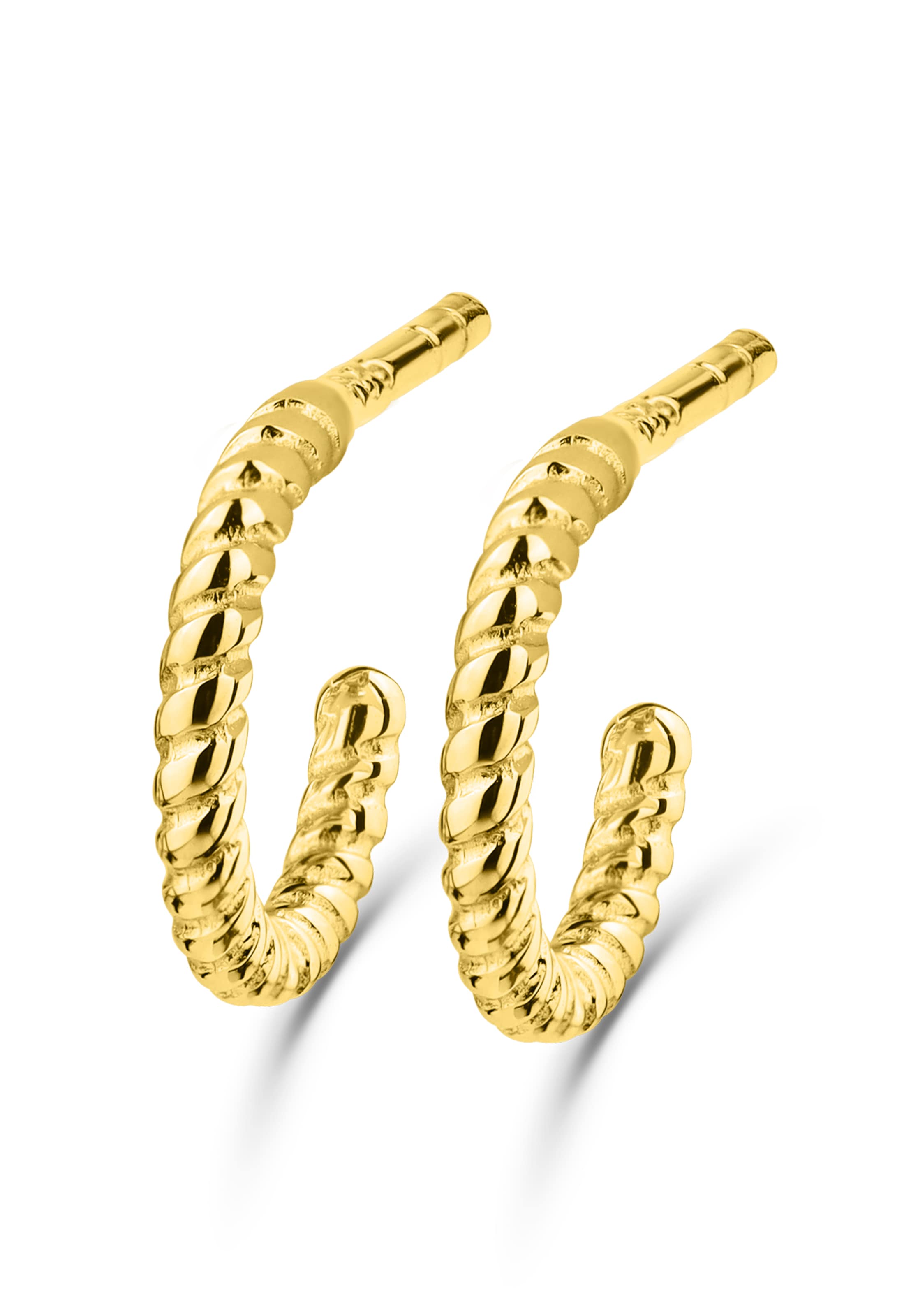 Nana Kay Ohrringe 'Pretty Twist' in Gold: Vorderseite
