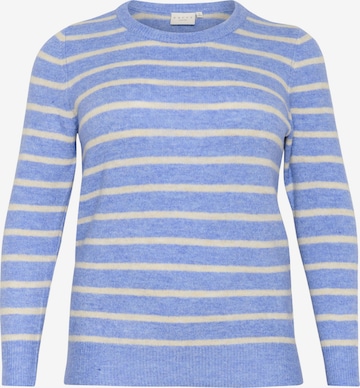 Pull-over 'KA Linda' KAFFE CURVE en bleu : devant