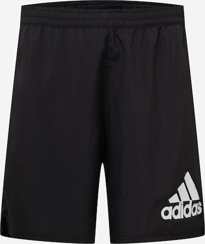 Pantaloni sport 'Run It' ADIDAS SPORTSWEAR pe negru / alb, Vizualizare produs