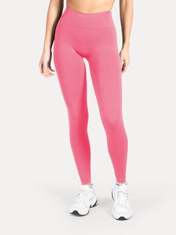 Smilodox Skinny Leggings 'Andrina' in Pink: Vorderseite
