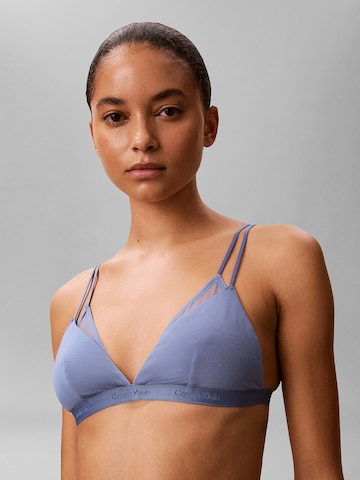 Triangle Soutien-gorge Calvin Klein en bleu