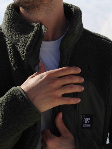 Veste en polaire Surf Monkey en vert