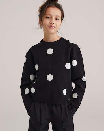 WE Fashion Tröja i svart: framsida