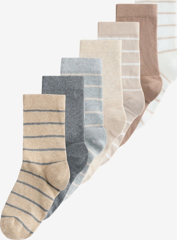 Next Носки в Бежевый: спереди