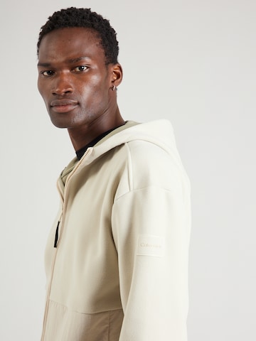 Veste en polaire Calvin Klein en beige