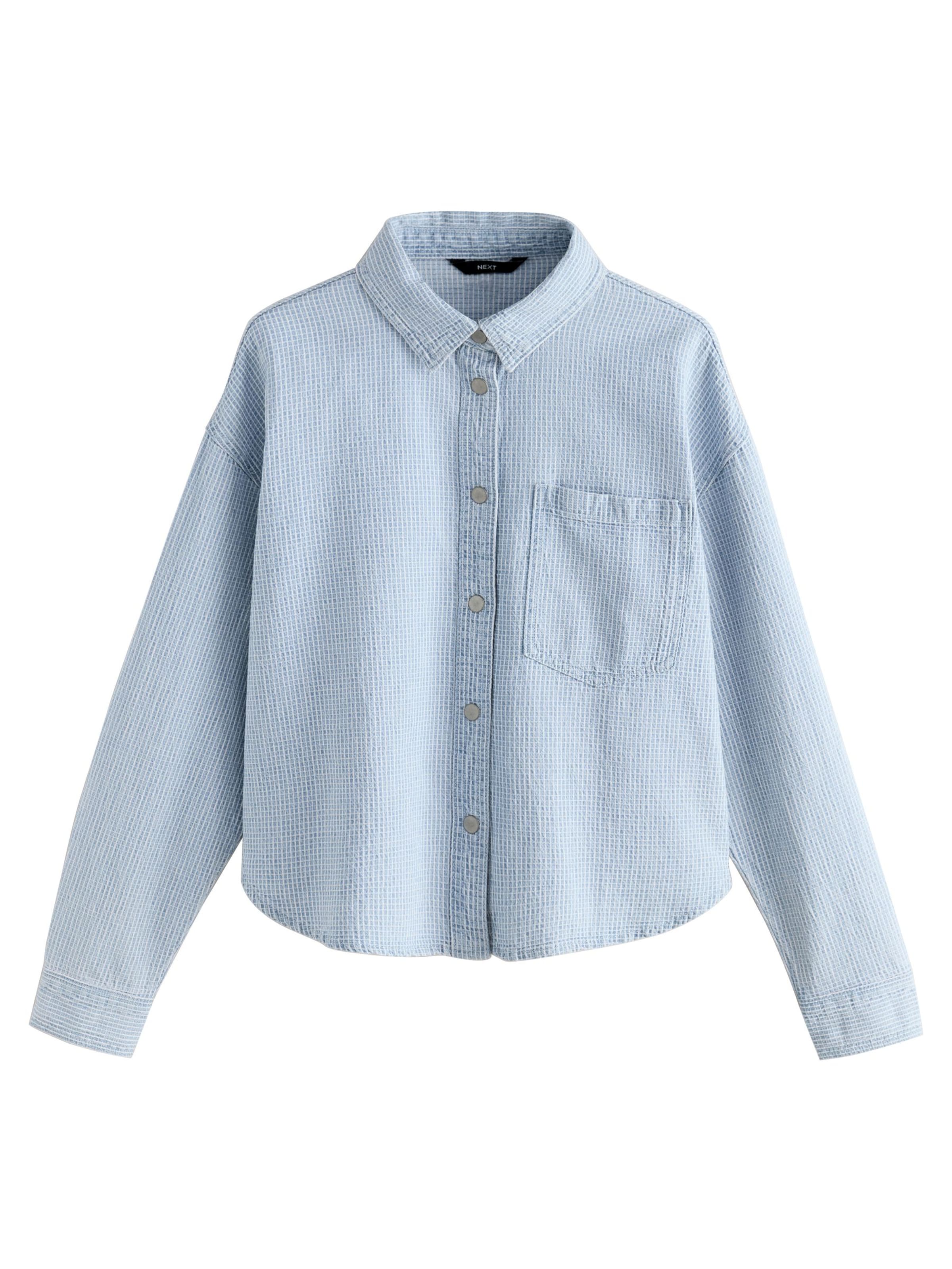 Next Блузка в Джинсовый синий / Белый, Обзор товара