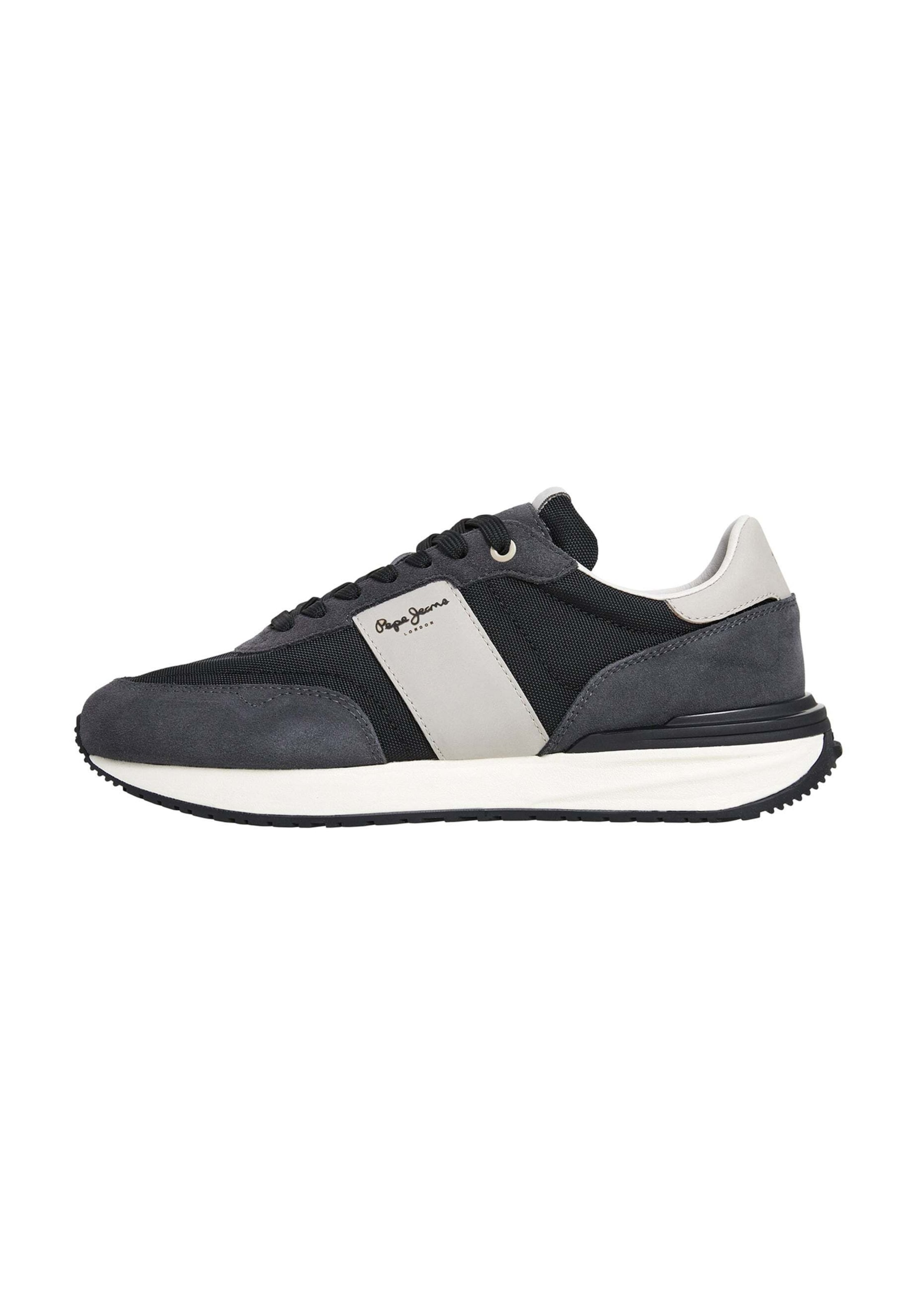 Pepe Jeans Sneakers laag 'BUSTER SUPRA' in Zwart: voorkant