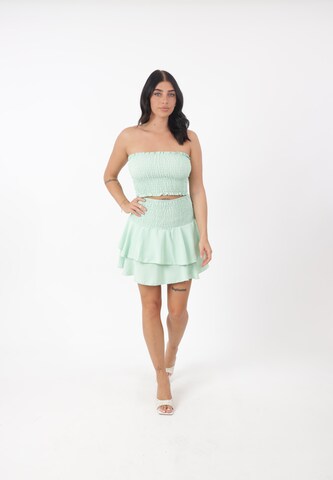 Pantalons de tailleur Elara en vert