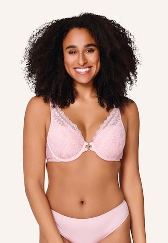 Triangle Soutien-gorge LingaDore en rose : devant