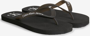 Flip-flops de la Calvin Klein Jeans pe negru