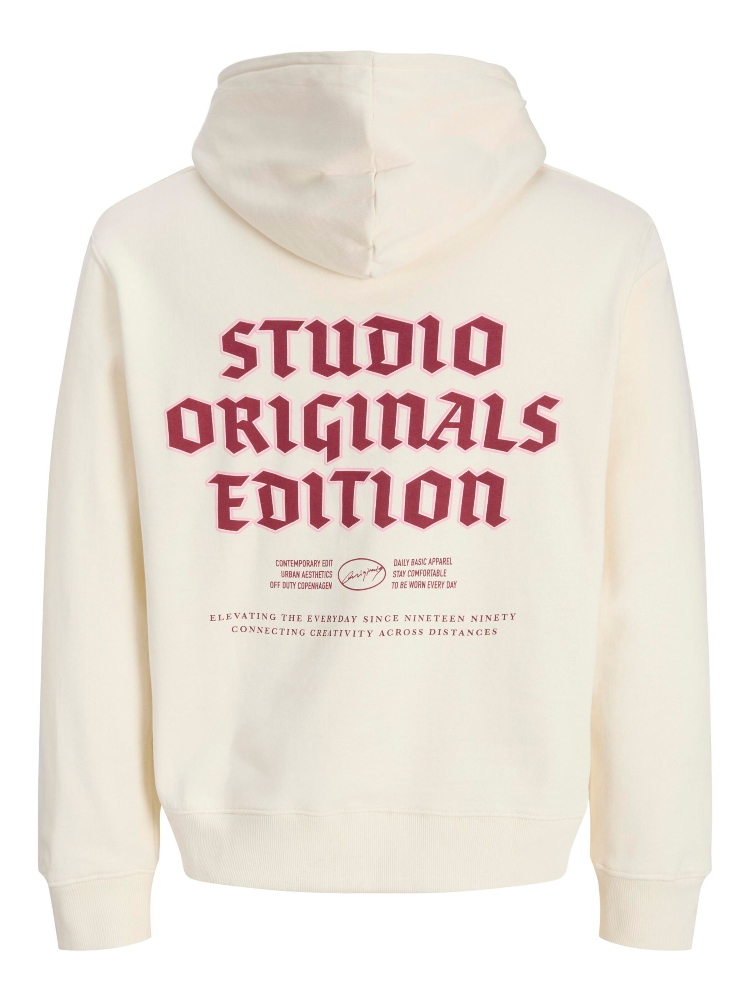 Jack & Jones Plus Sweatshirt 'JJJORMEADOWS' in White