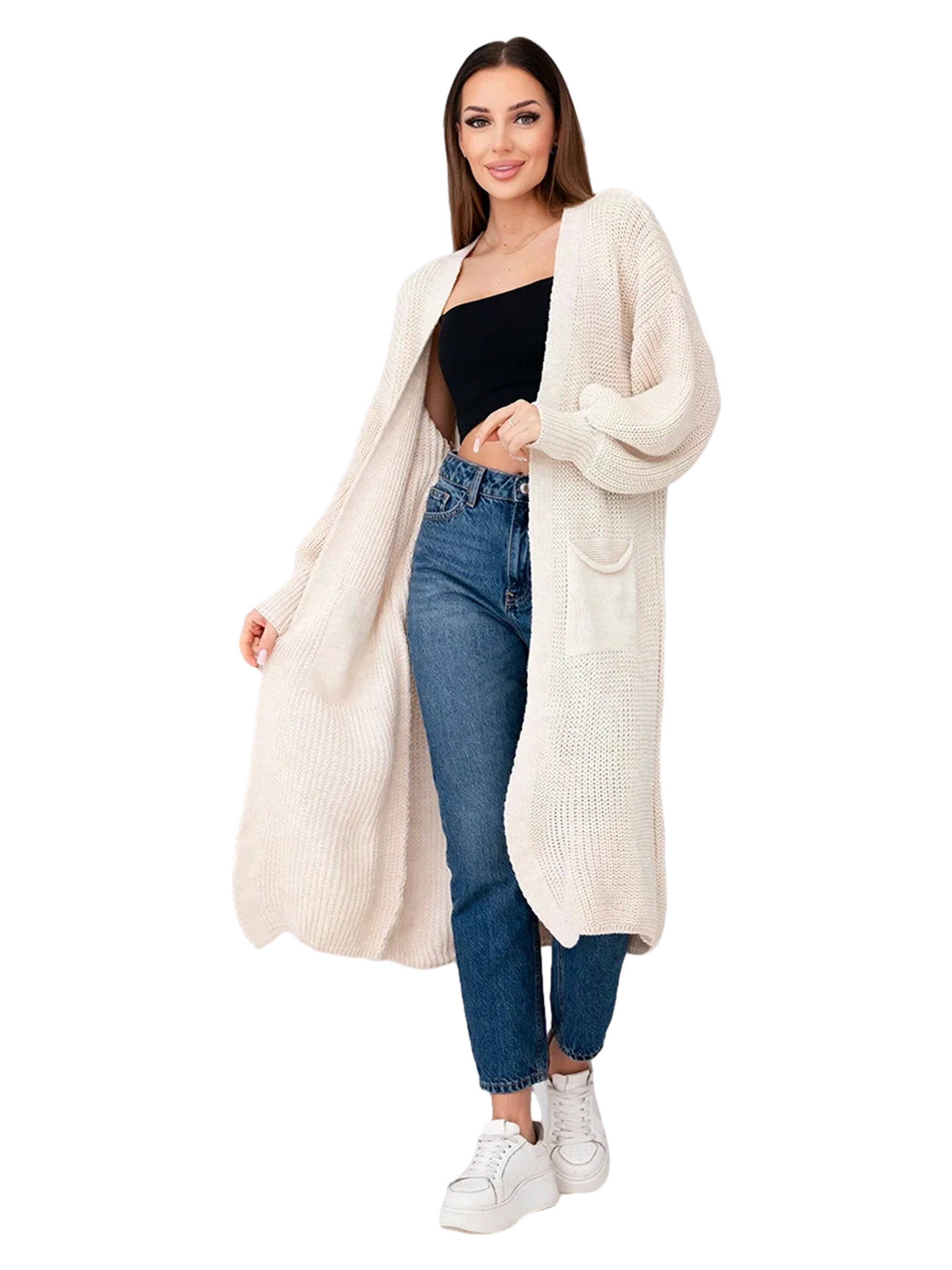 Lumera Kardigán 'Rubis' - Béžová: predná strana