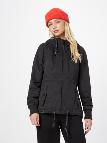 Ragwear Between-Seasons Parka 'DANKA' in Black: front