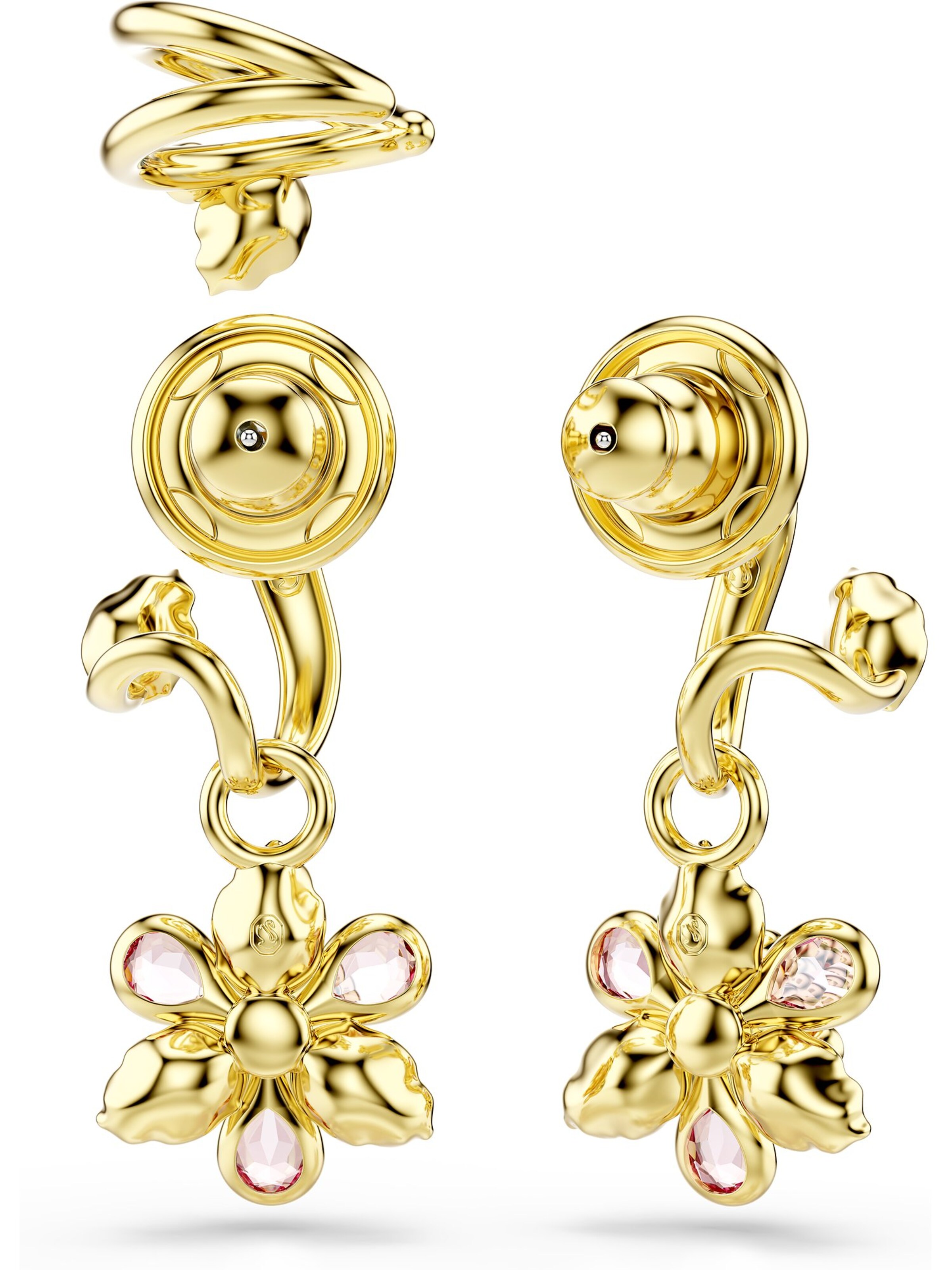 Swarovski Earrings in Gold