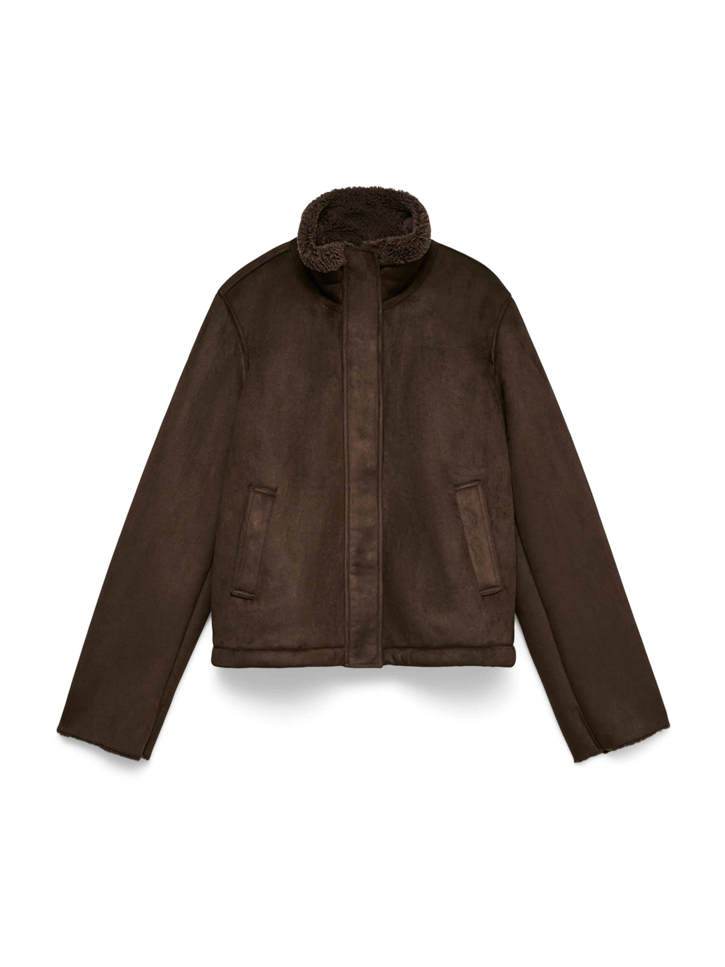 VERO MODA Between-Season Jacket 'VMBERNIE' in Brown: front