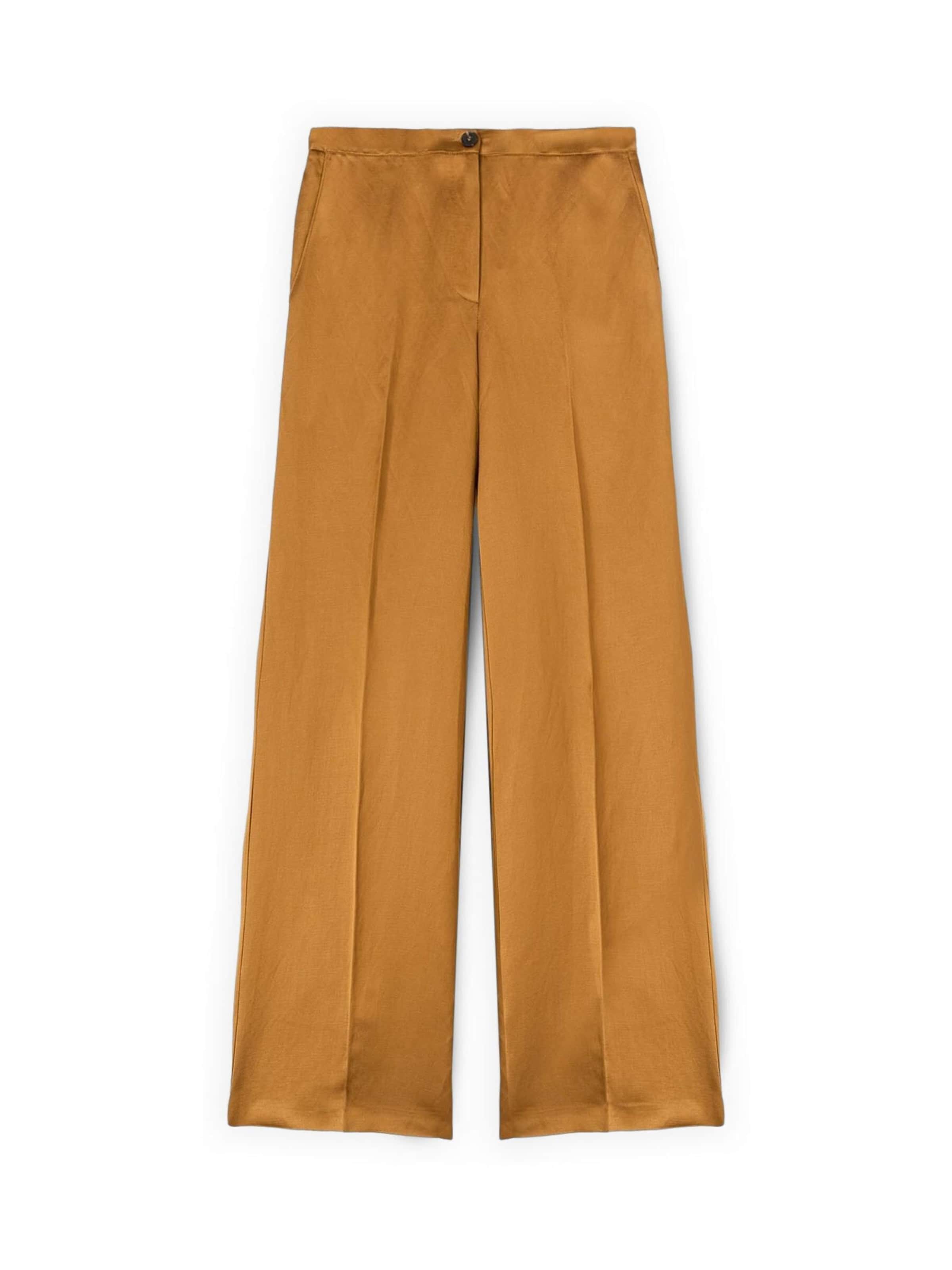 MOTIVI - Pierna ancha Pantalón en amarillo: frente