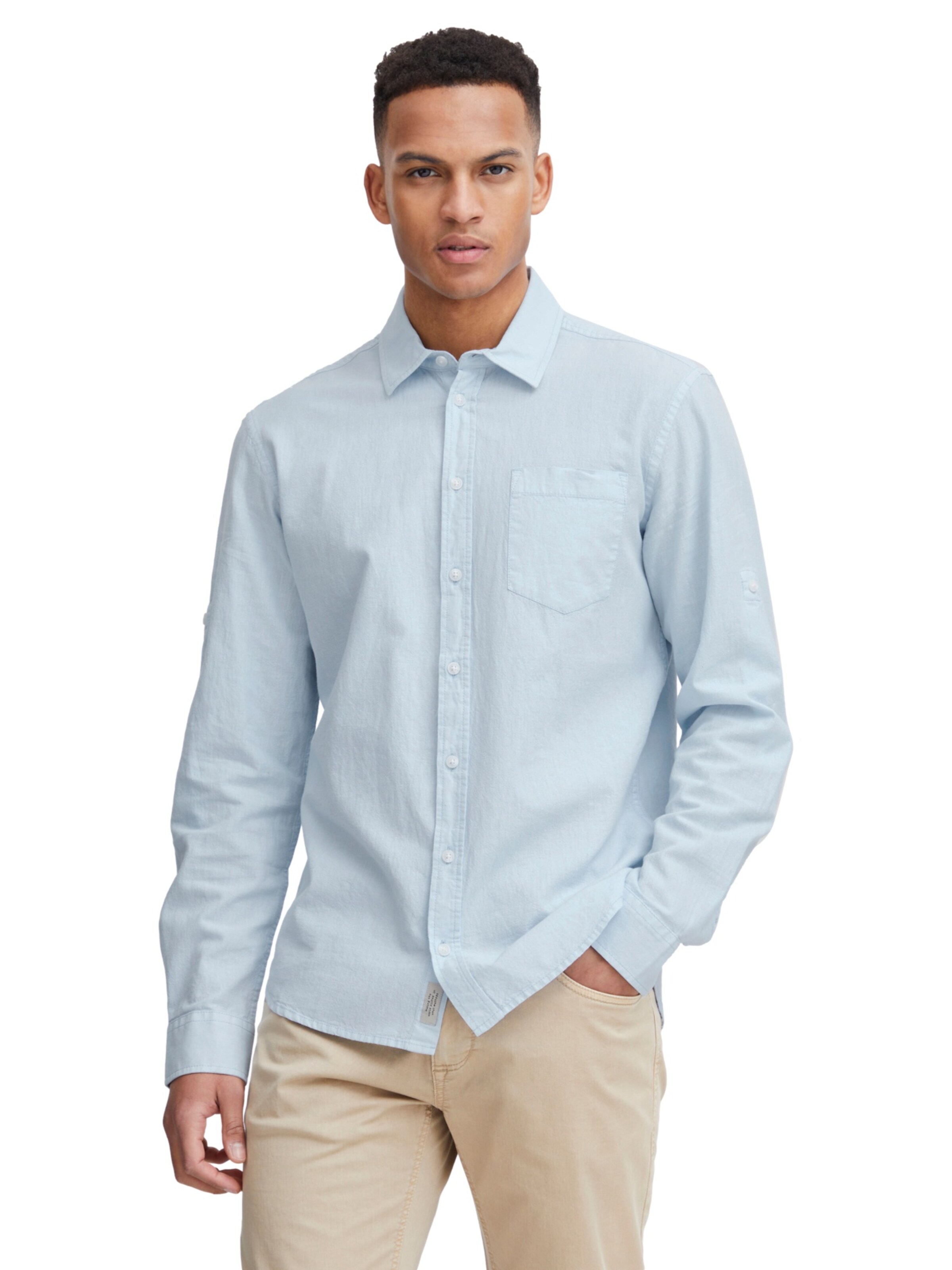 Regular fit Camicia di BLEND in blu: frontale