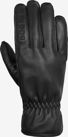 BOGNER Athletic Gloves 'Tobin' in Black