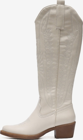 Bottes de cowboy Smile Favorites en beige : devant