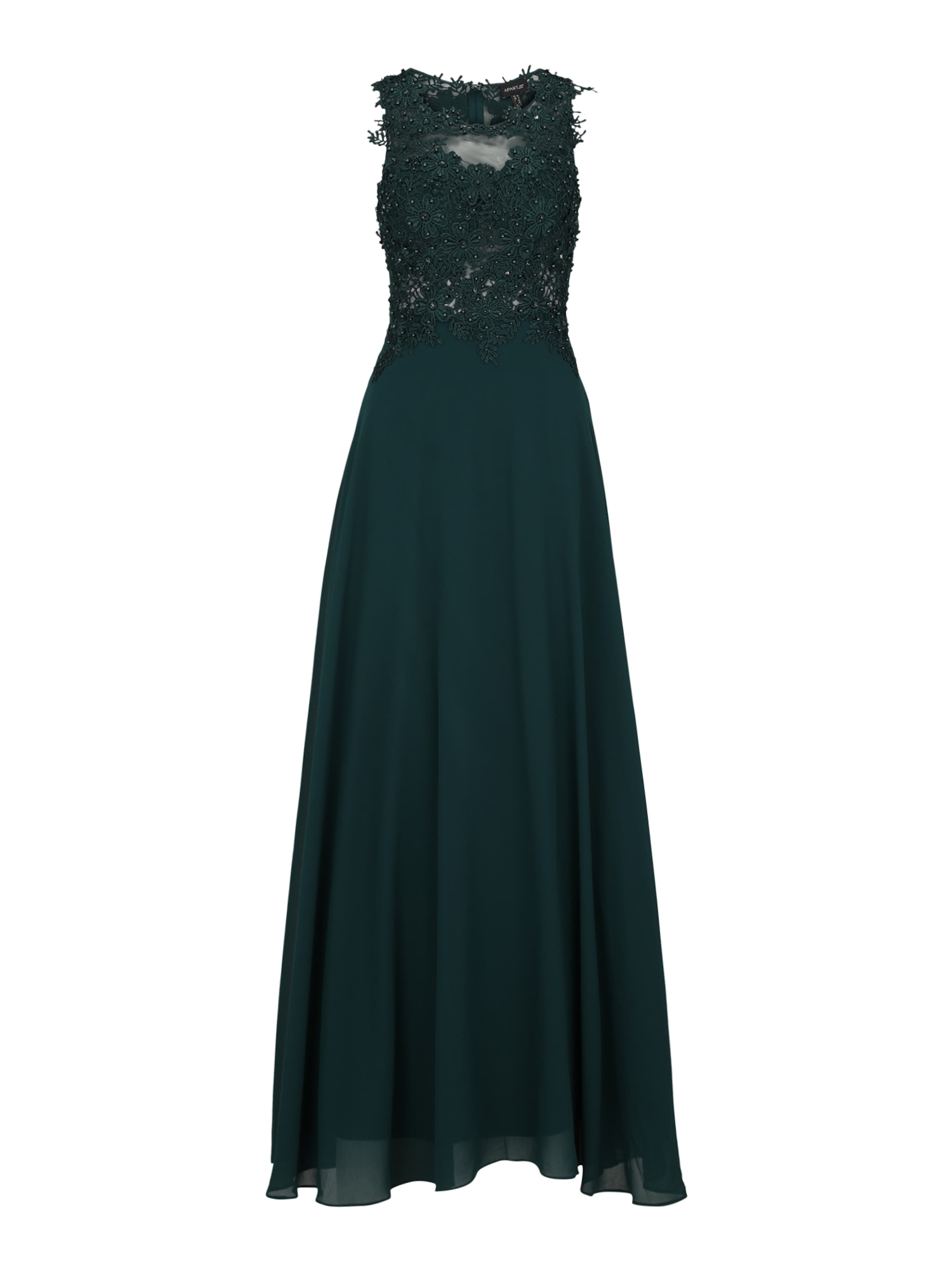 Robe de soirée APART en vert : devant