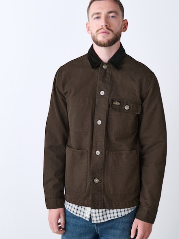 Next - Regular Fit Camisa em castanho: frente