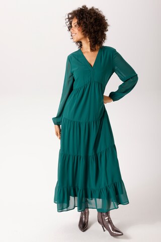 Aniston CASUAL Evening Dress in Green: front