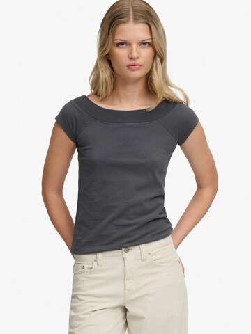 Superdry & Co Tričko 'Athletic Essentials' – šedá: přední strana