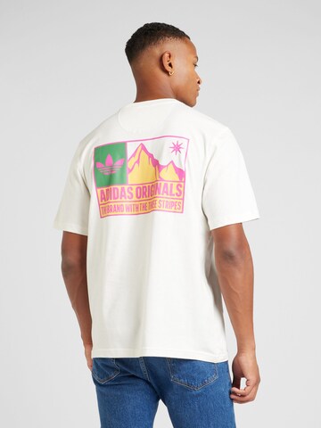 T-Shirt 'SUMMIT NATURE' ADIDAS ORIGINALS en blanc : devant