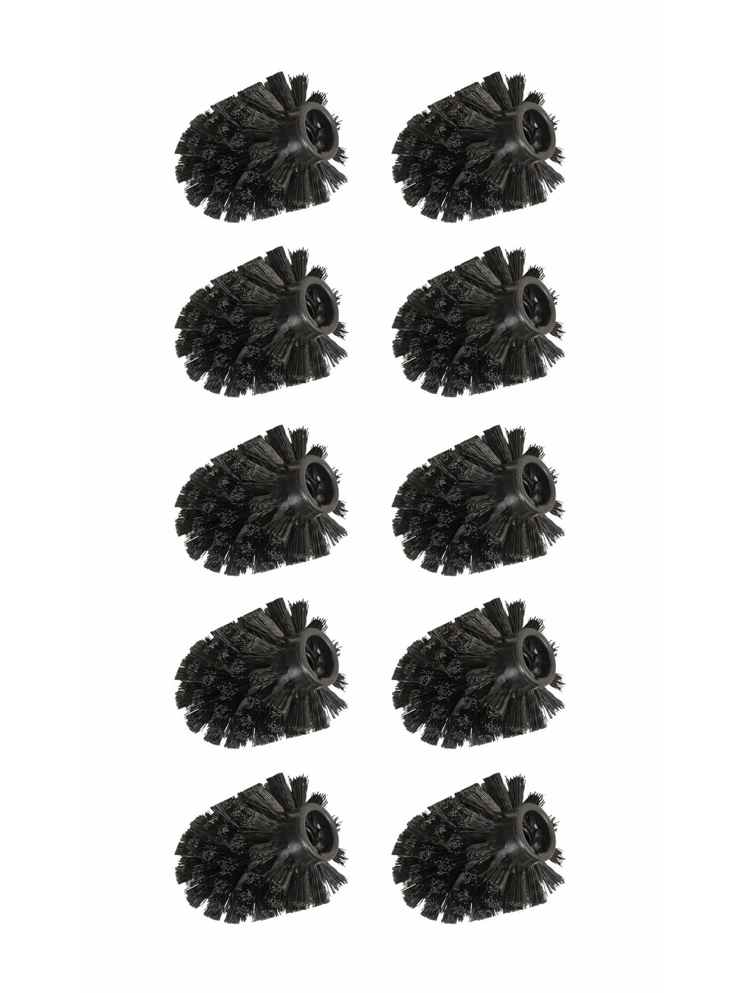 Wenko Ersatzbürstenkopf-Set in Schwarz: Vorderseite