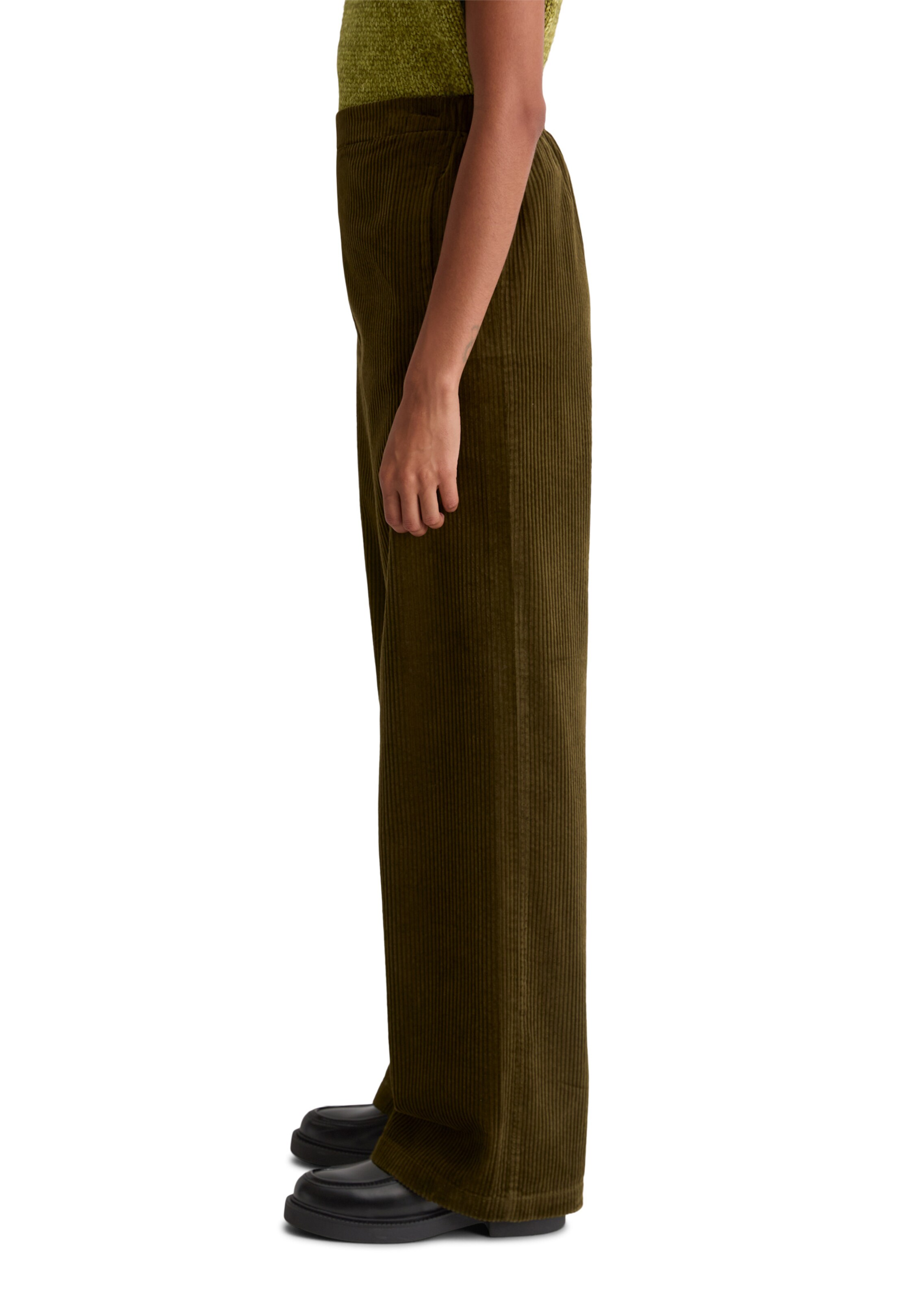 Marc O'Polo Широкий Штаны в Зеленый