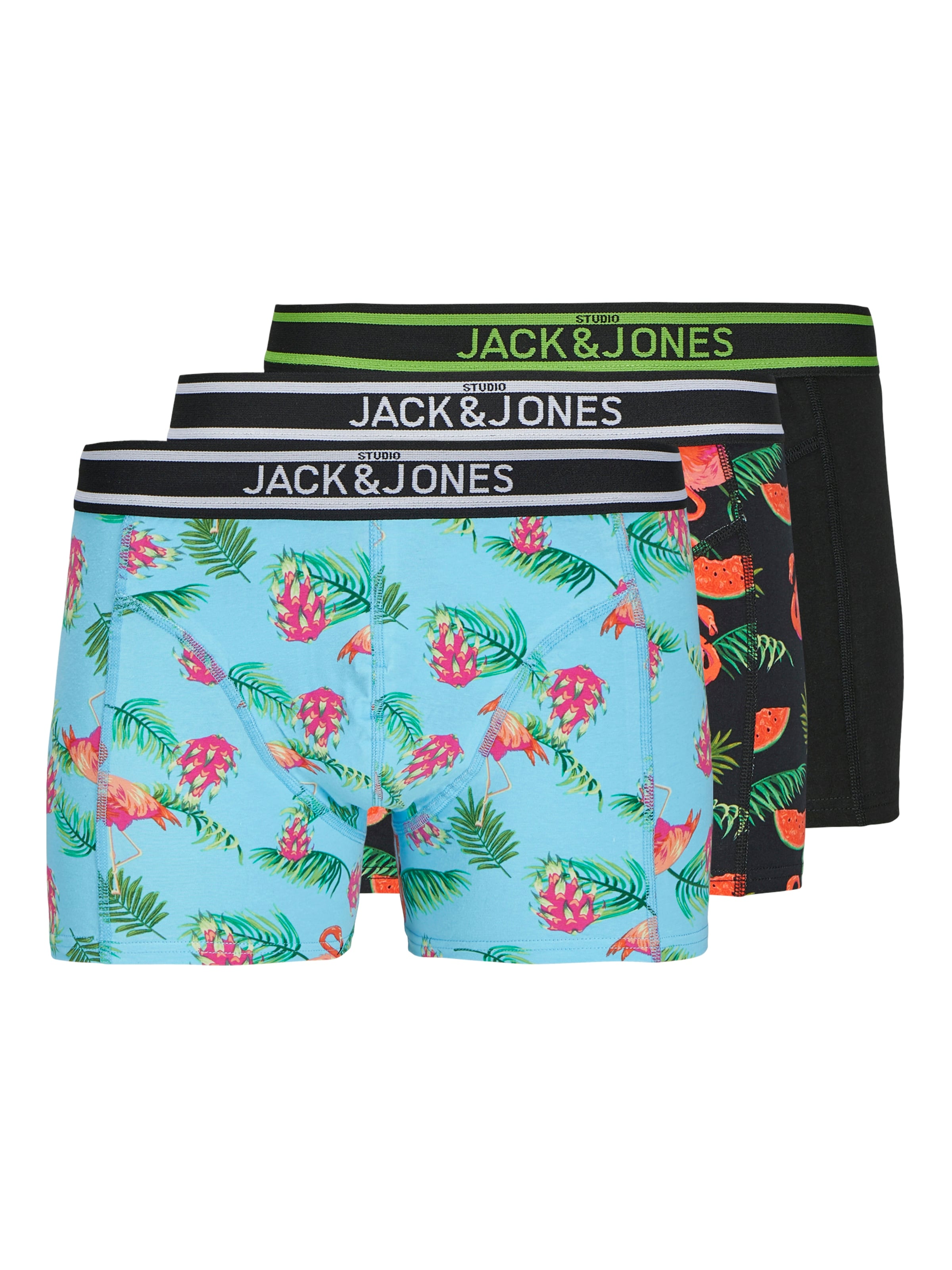 zils JACK & JONES Bokseršorti 'JACWatermelon': no priekšpuses