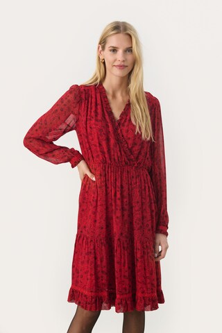 Part Two Kleid 'Munya' in Rot: Vorderseite