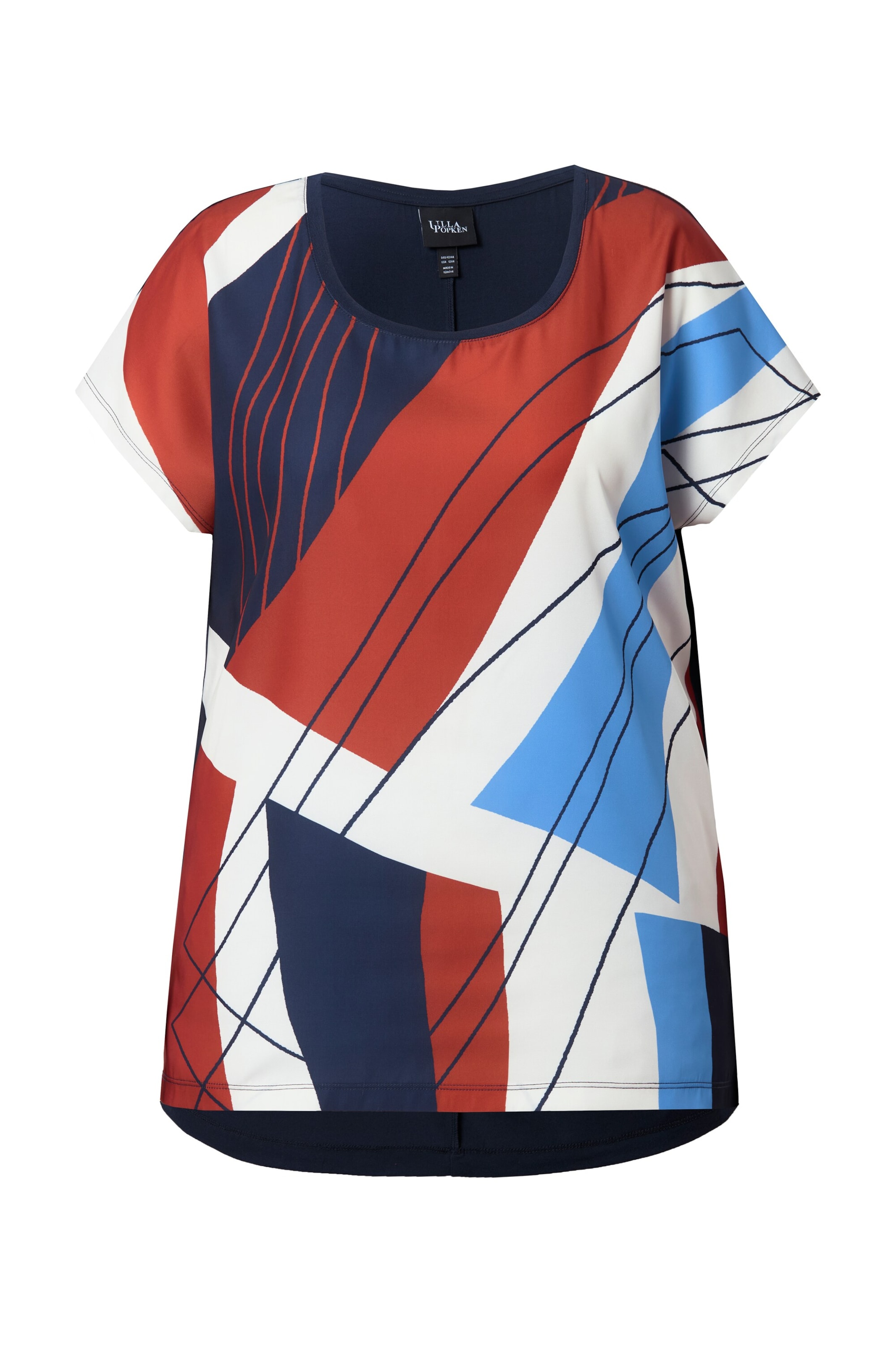 Ulla Popken Shirt in Mischfarben: Vorderseite