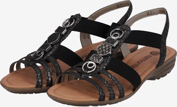 REMONTE Strap Sandals in Black