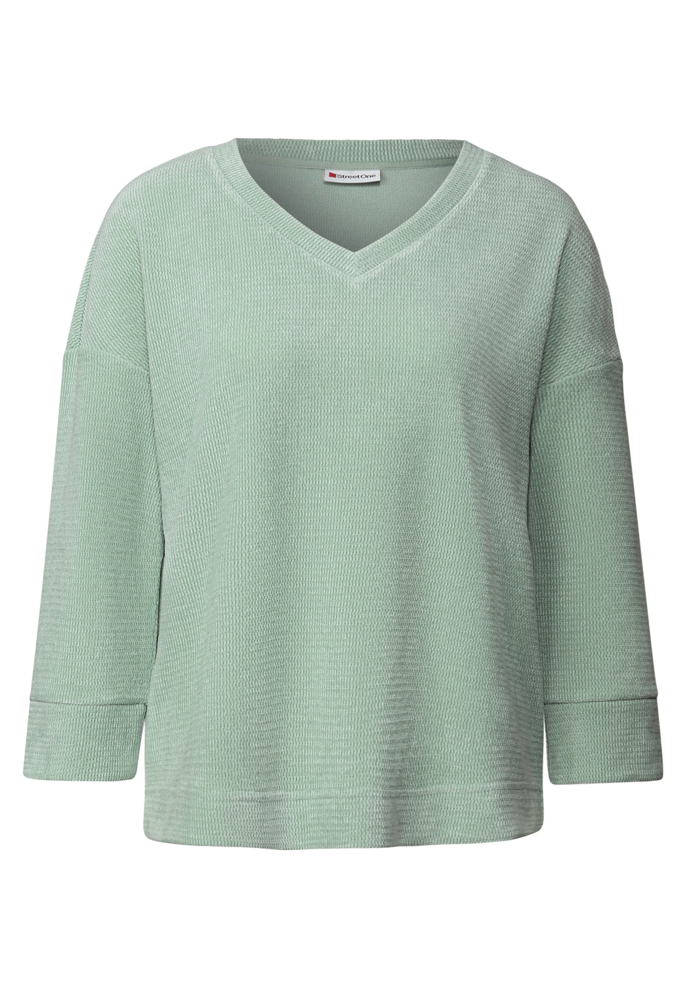 STREET ONE Shirt in Grün: Vorderseite