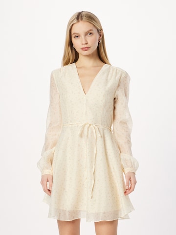 GLAMOROUS Dress in Beige: front