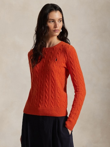 Pulover de la Polo Ralph Lauren pe portocaliu